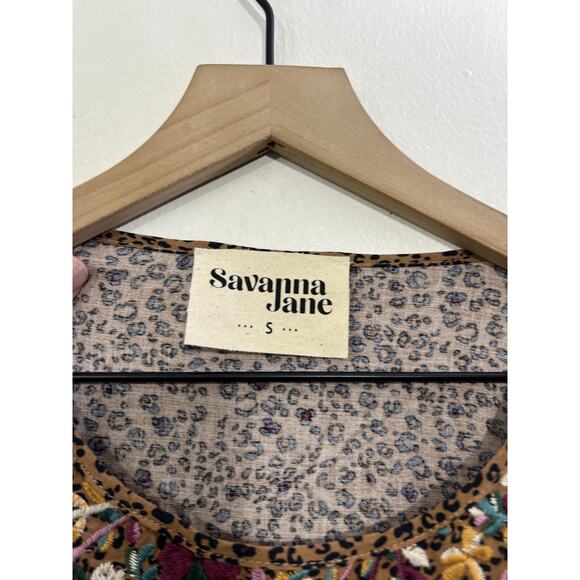 Boho Folk Earthy Maximalist Top S Indie Western Cottage Romance Eclectic Cowgirl - Picture 5 of 11